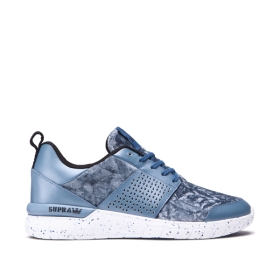 Supra Womens SCISSOR Slate/White Low Top Shoes | CA-63810